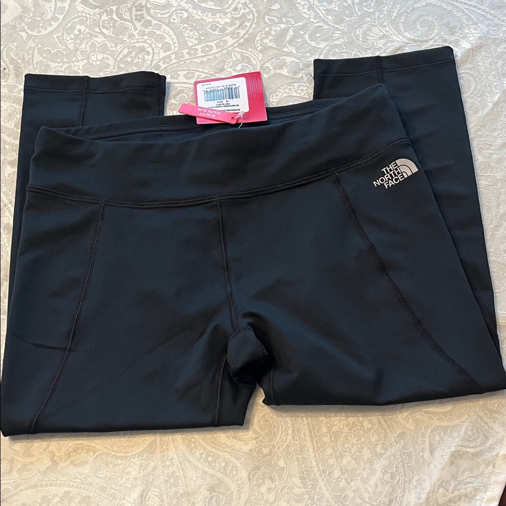 The North Face Women M Black Performance Leggings NWT